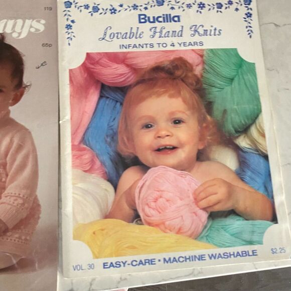 Babydays, For All My Children, Small-Fry, Lovable Hand Knits Patterns - Lot of 4 - Picture 7 of 16